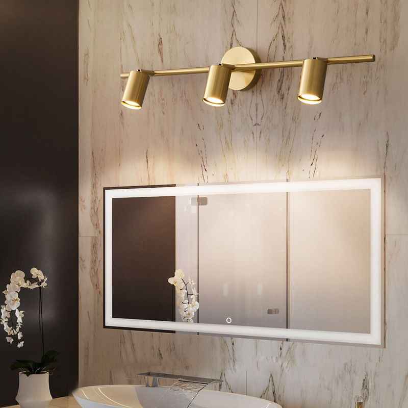 Griv Applique Murale Moderne à Spot Rotatif Cylindrique en Laiton - Neutralighting