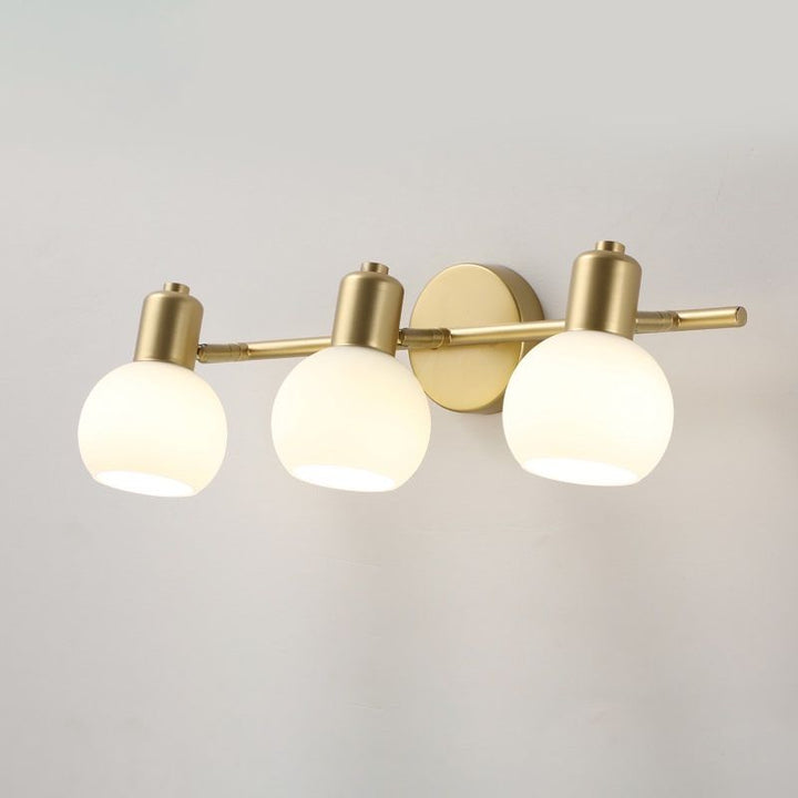 Valentina Applique Murale Globe Simple, Métal/Verre, Doré, Chambre - Neutralighting