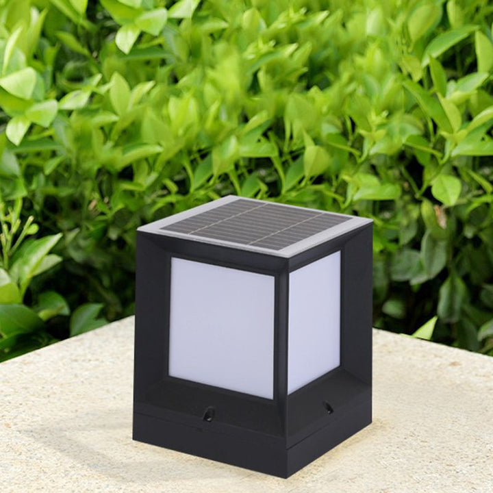 Ray Lampe Solaire de Poteau, Rectangle Simple, L 12/15/20/27/32CM - Neutralighting