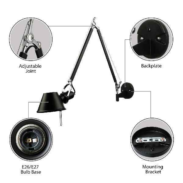 Applique Murale Epoch Métal LED V20