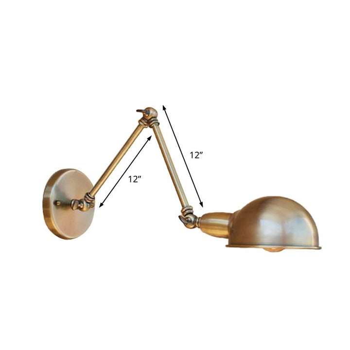 Epoch Applique Murale Vintage, Laiton/Chrome/Brass, Couloir - Neutralighting