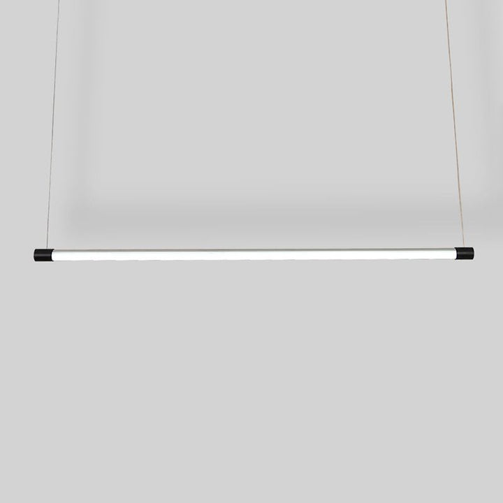 Ray Linéaire LED Suspension Noire Argent Métal Chambre à coucher - Neutralighting