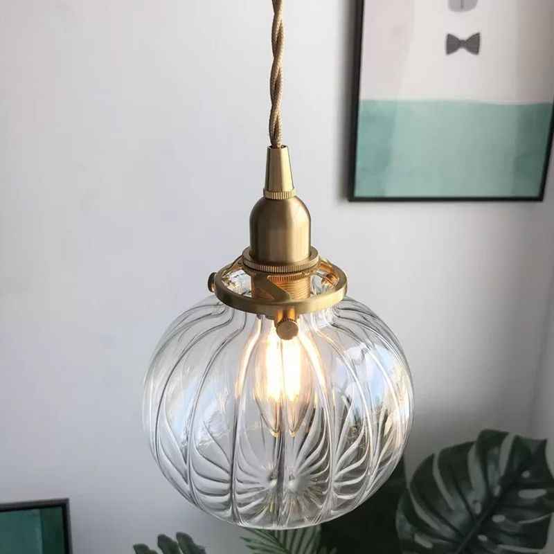 Valentina Vintage LED Suspension Verre Salle à manger Chambre à coucher - Neutralighting