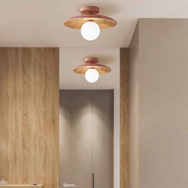 Plafonnier Oaki Verre LED