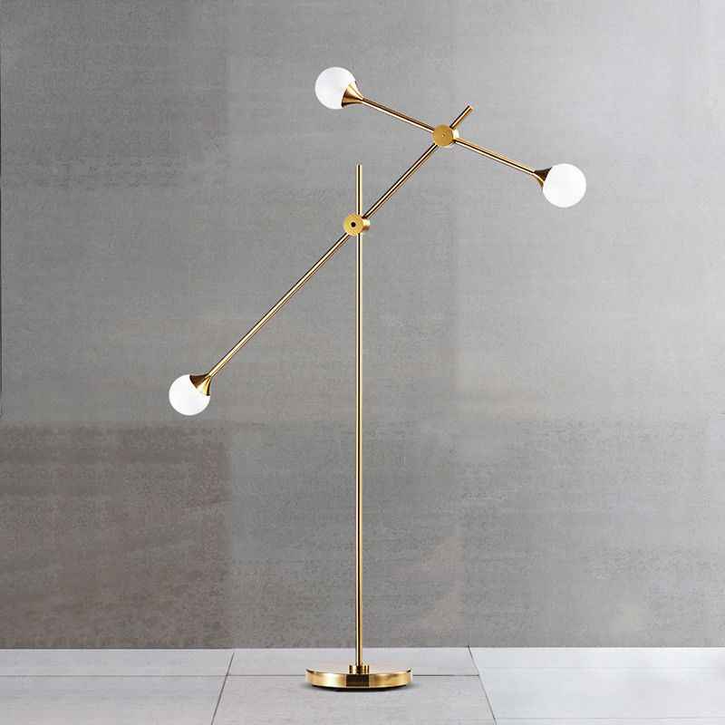 Lampadaire Valentina en Verre – Lumière Élégante