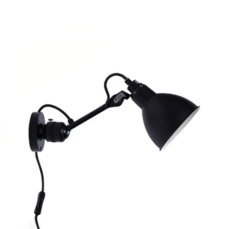 Epoch Applique Murale Réglable Minimaliste, Métal, Noir, Bureau - Neutralighting