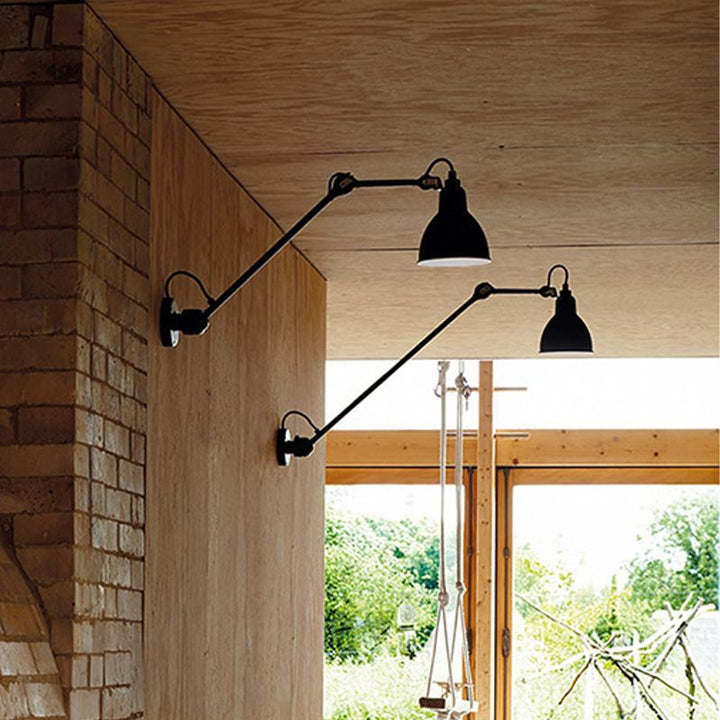 Epoch Applique Murale Réglable Minimaliste, Métal, Noir, Bureau - Neutralighting