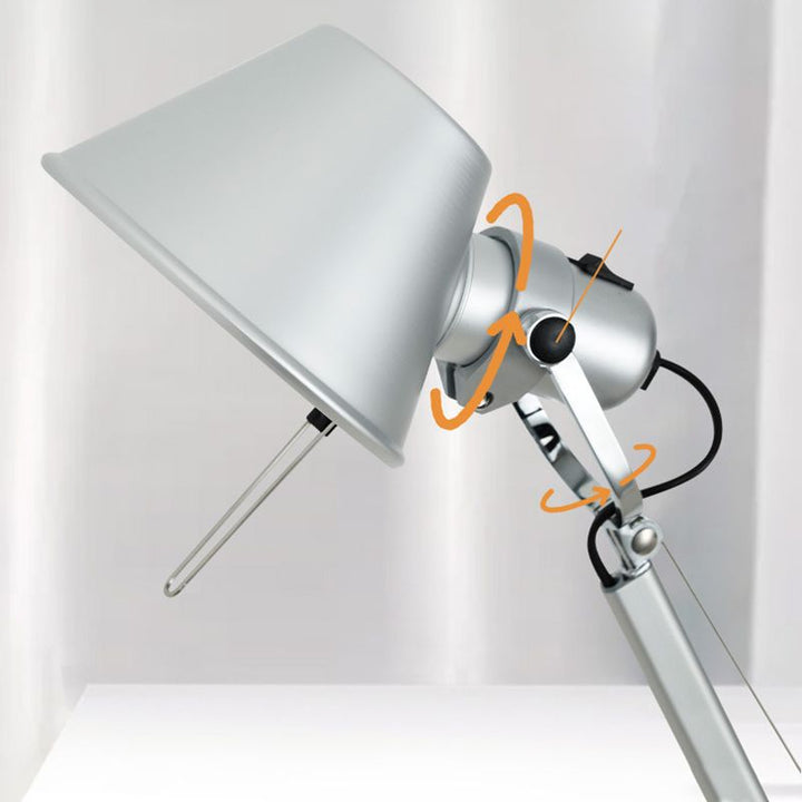 Epoch Applique Murale Réglable Industrielle, Argent, Bureau - Neutralighting