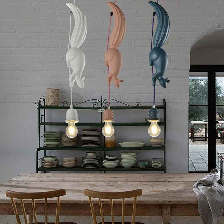 Valentina Moderne LED Suspension Noir/Blanc Métal Salle à manger - Neutralighting