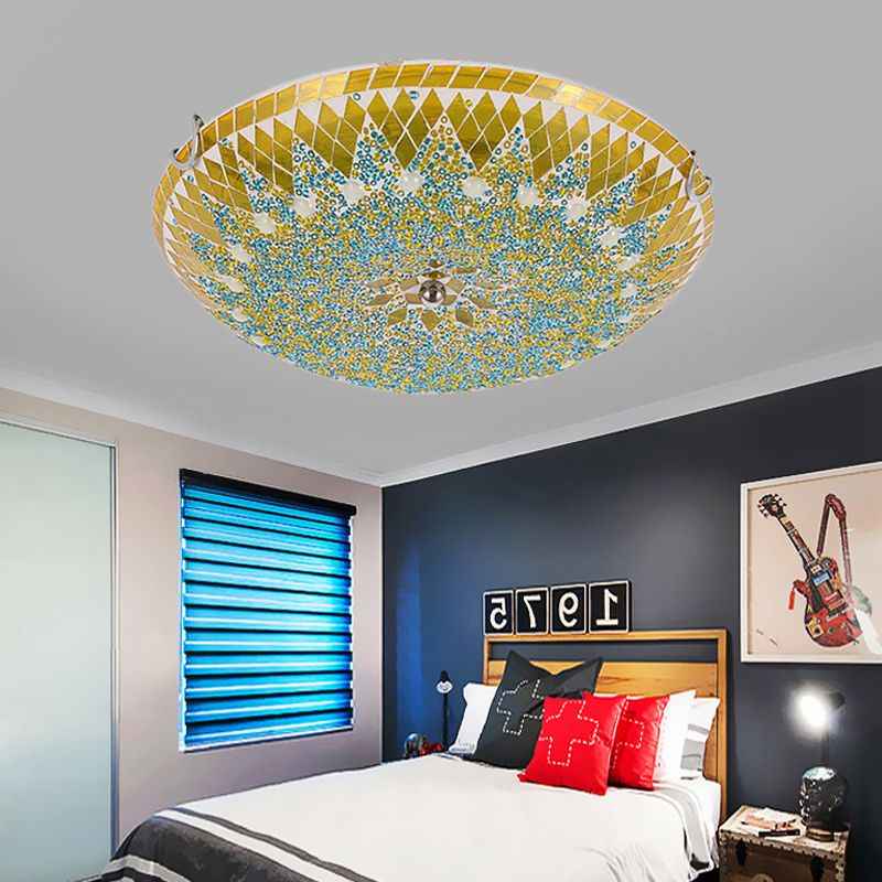 Plafonnier Tiffany Verre LED V2