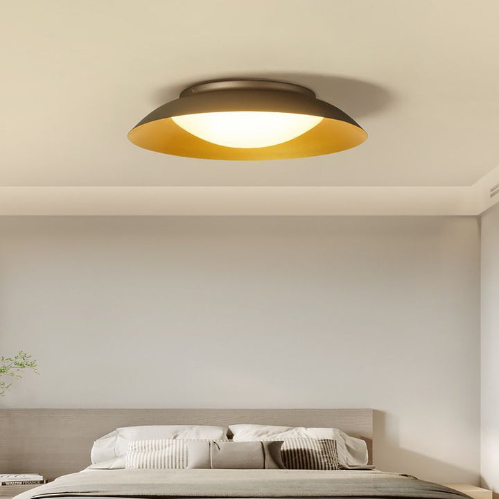 Arisha Moderne Plafonnier Bol Moderne Métal Laiton Salon - Neutralighting