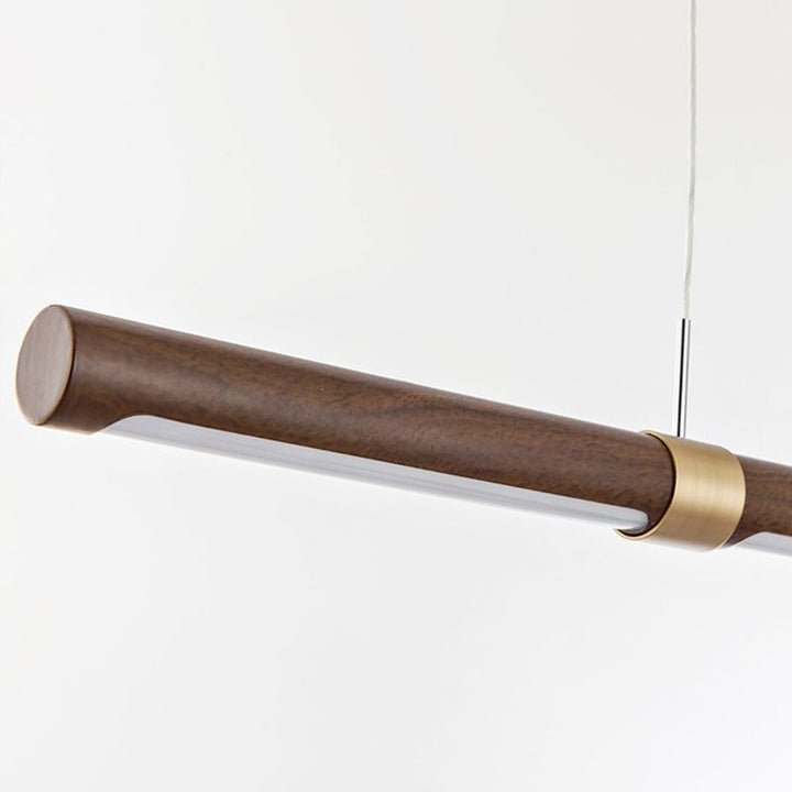 Muto Design Italien Luminaires Suspensions Linéaire Rustique Métal/Acrylique Bois Cuisine/Chambre - Neutralighting