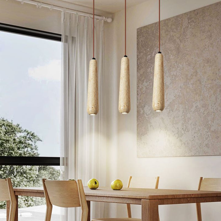 Muto Suspension Multi Naturelle, Bois/Pierre, Beige/Marron, Chambre - Neutralighting