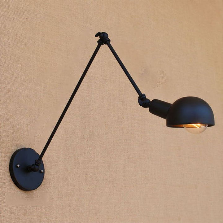 Epoch Applique Murale Réglable Industrielle, Métal, Noir, Bureau - Neutralighting