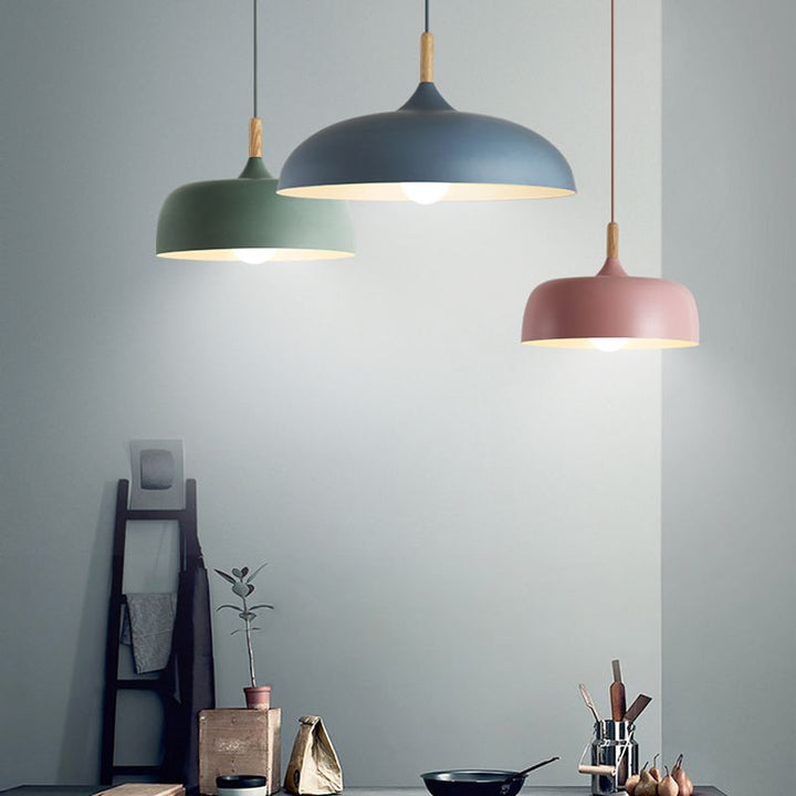 Arisha Minimaliste LED Suspension Noir/Blanc/Bleu/ Métal Chambre à coucher - Neutralighting