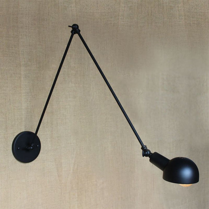 Epoch Applique Murale Réglable Industrielle, Métal, Noir, Bureau - Neutralighting