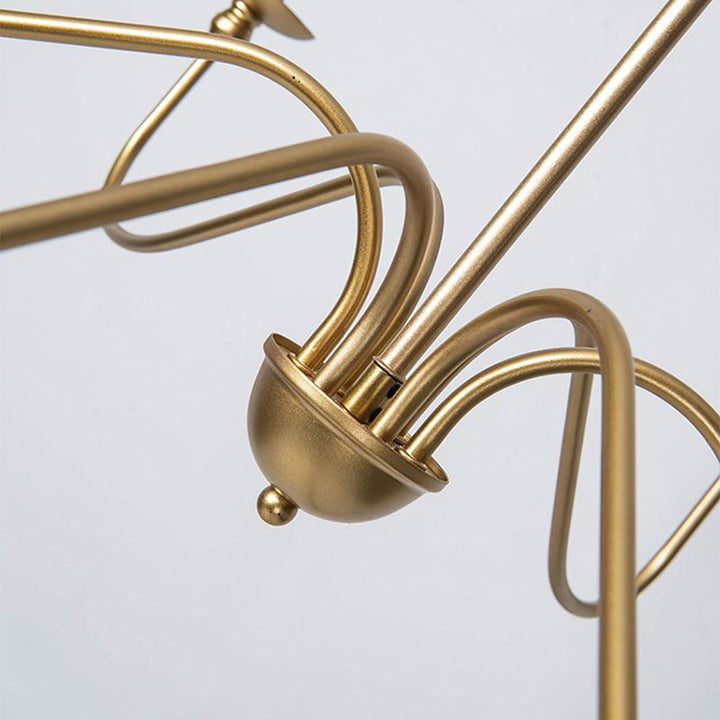 Silva Grande Luminaires Suspensions Vintage LED Métal Noir/Doré Salon - Neutralighting