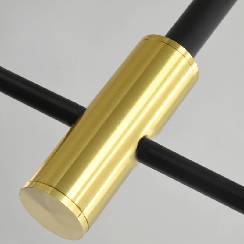 Valentina Suspension Linéaire Minimaliste, Metal/Verre, Blanc, Chambre - Neutralighting
