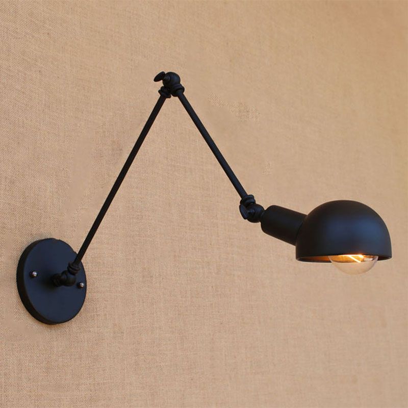 Epoch Applique Murale Réglable Industrielle, Métal, Noir, Bureau - Neutralighting