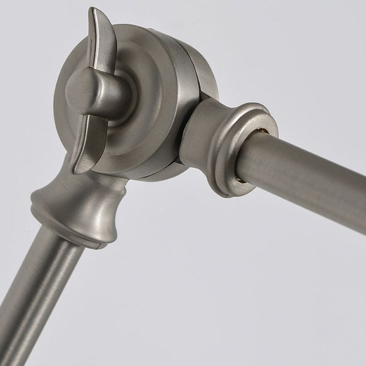 Epoch Applique Murale Réglable, Métal, Noir/Blanc/Nickel, Salon - Neutralighting