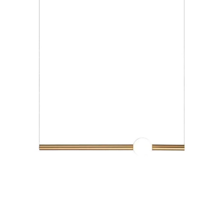 Ray Moderne LED Suspension Or Blanc Métal Verre Salon Salle à manger - Neutralighting