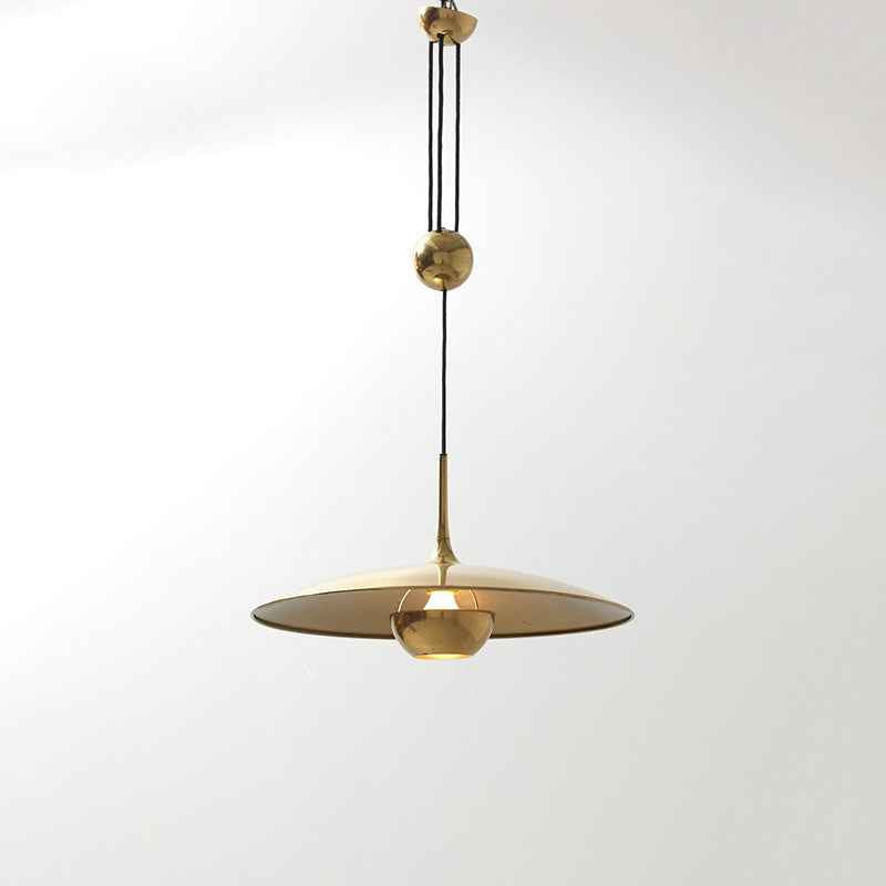Pyra Suspension Linéaire Dorée Réglable En Hauteur. Métal - Neutralighting