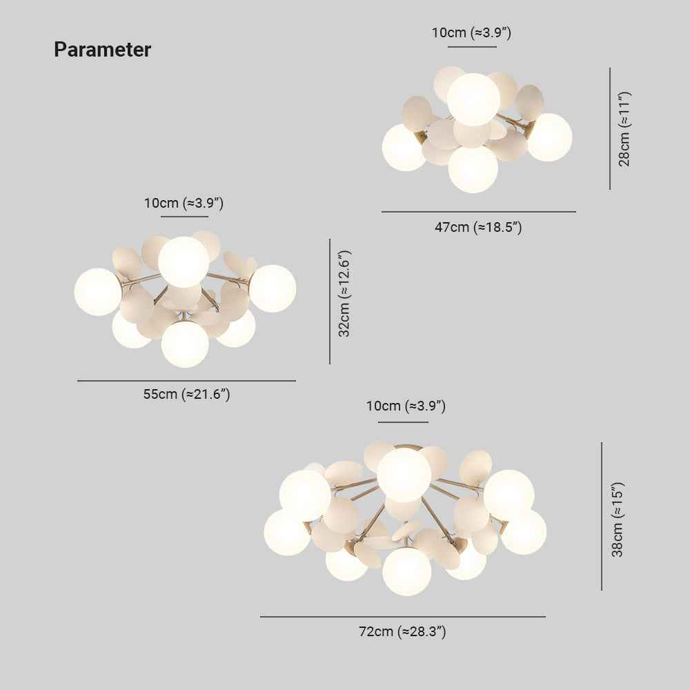 Plafonnier Nexen Verre LED