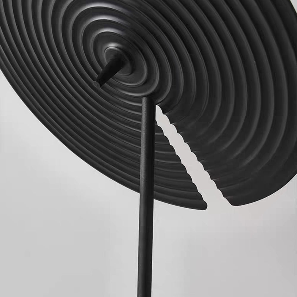 Arisha Lampadaire/Lampe de table Rond Moderne, Métal, Noir, Salon - Neutralighting
