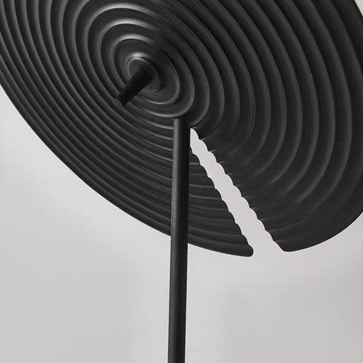 Arisha Lampadaire/Lampe de table Rond Moderne, Métal, Noir, Salon - Neutralighting
