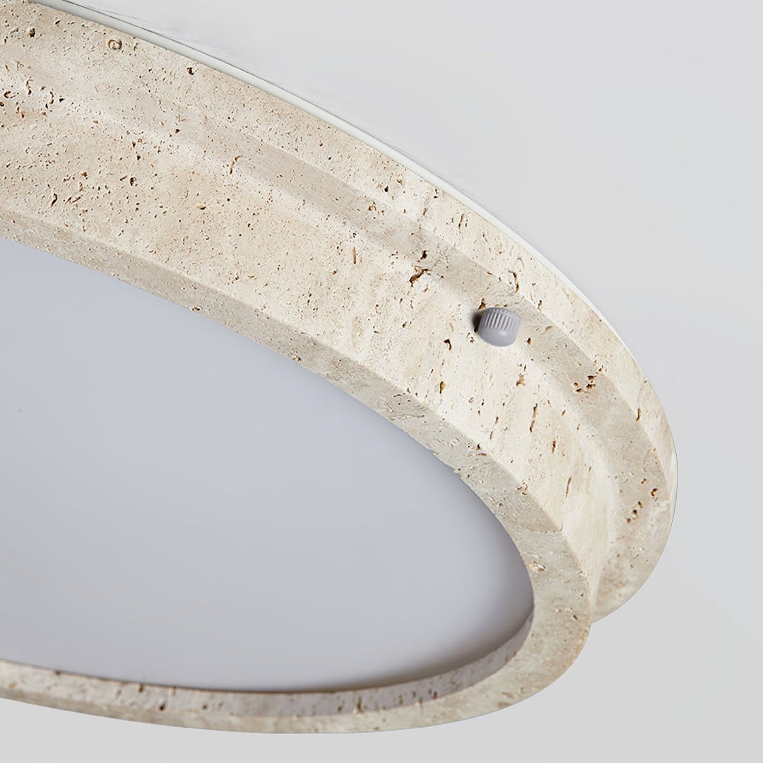 AltheionLumière de Plafond Élégante en Travertin - Neutralighting