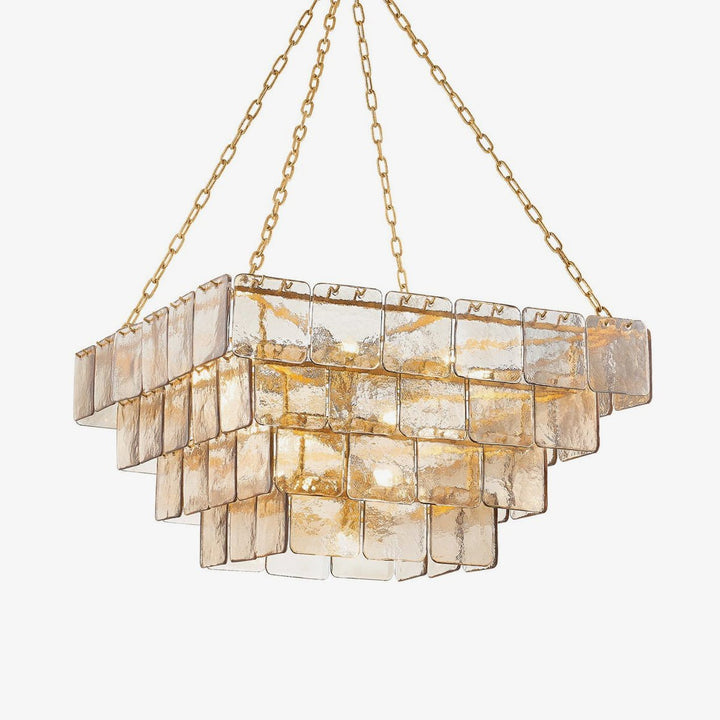 Aurora Chandelier en verre luxueux à étages - Neutralighting