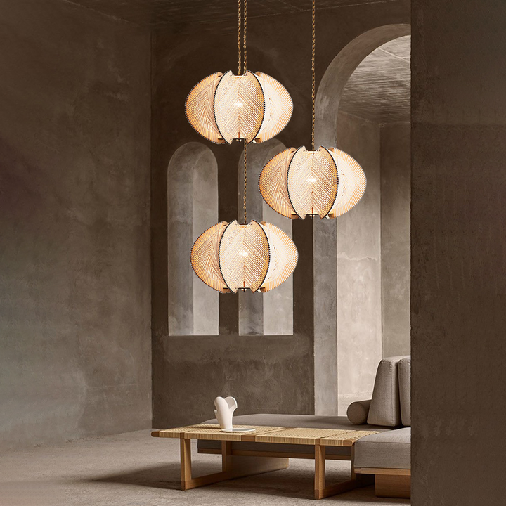 Ritta Rétro Rond LED Suspension Corde Salle à Manger Salon - Neutralighting
