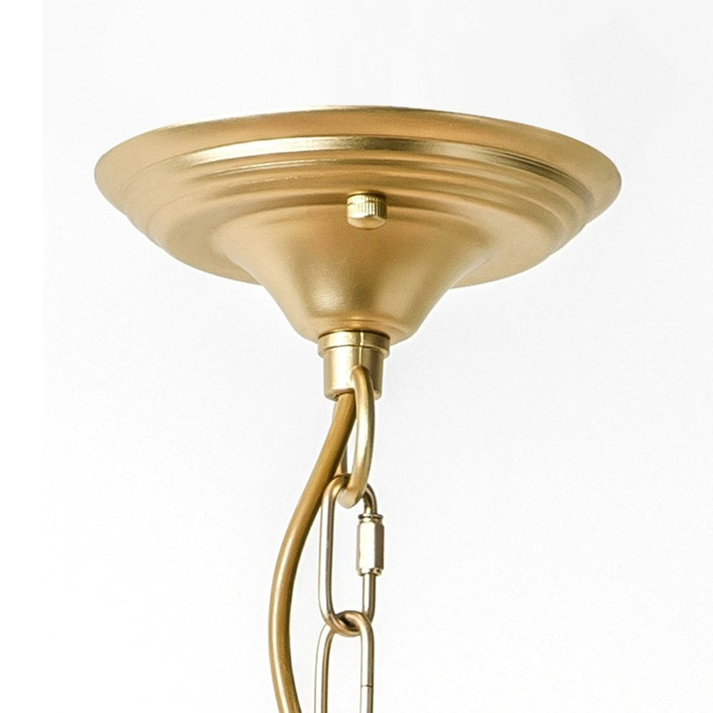 Kristy Suspension Multi Luxueux, Cristal/Cuivre, Noir/Or, Salon - Neutralighting