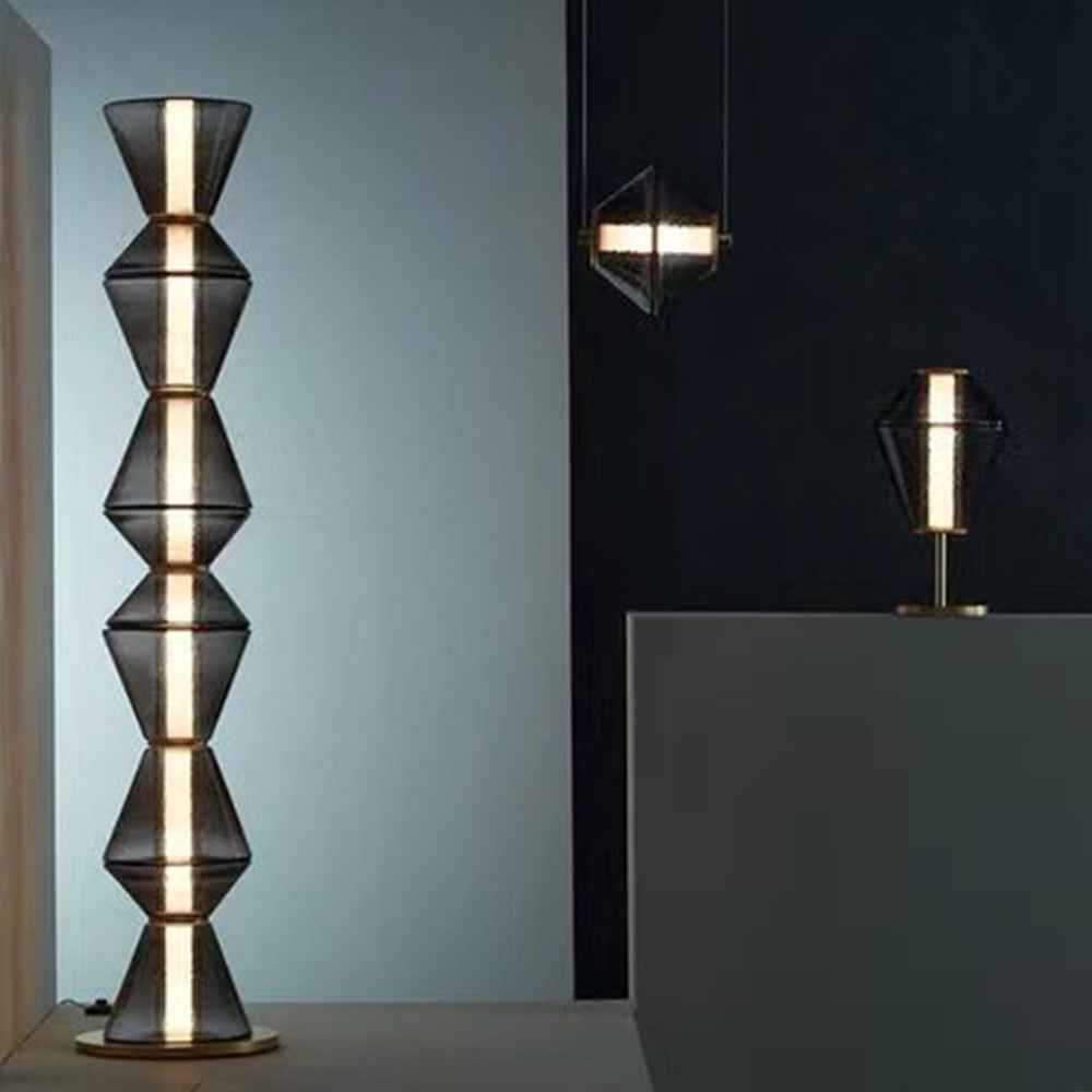Suspension Arisha en Verre – Élégance Suspension