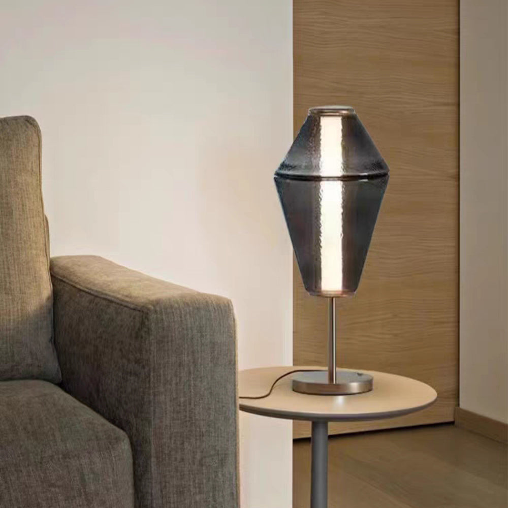 Arisha Suspension/Lampadaire Irrégulier Moderne, Verre/Metal, Noir, Chambre - Neutralighting