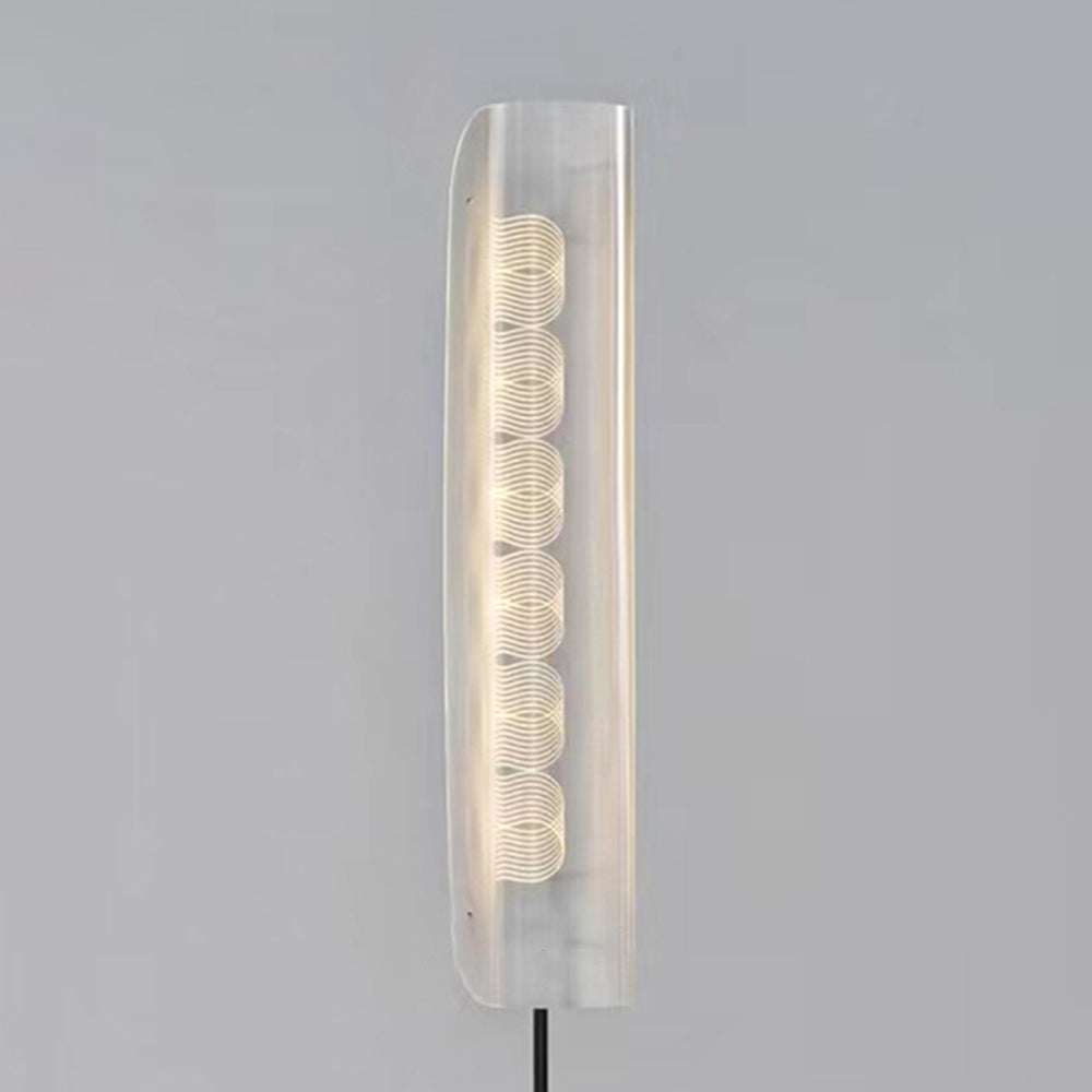 Mira Lampadaire Anneau Minimaliste, Métal/PMMA, Blanc, Salon - Neutralighting