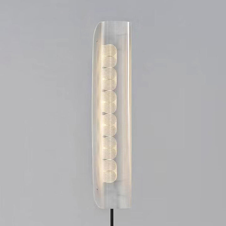 Mira Lampadaire Anneau Minimaliste, Métal/PMMA, Blanc, Salon - Neutralighting