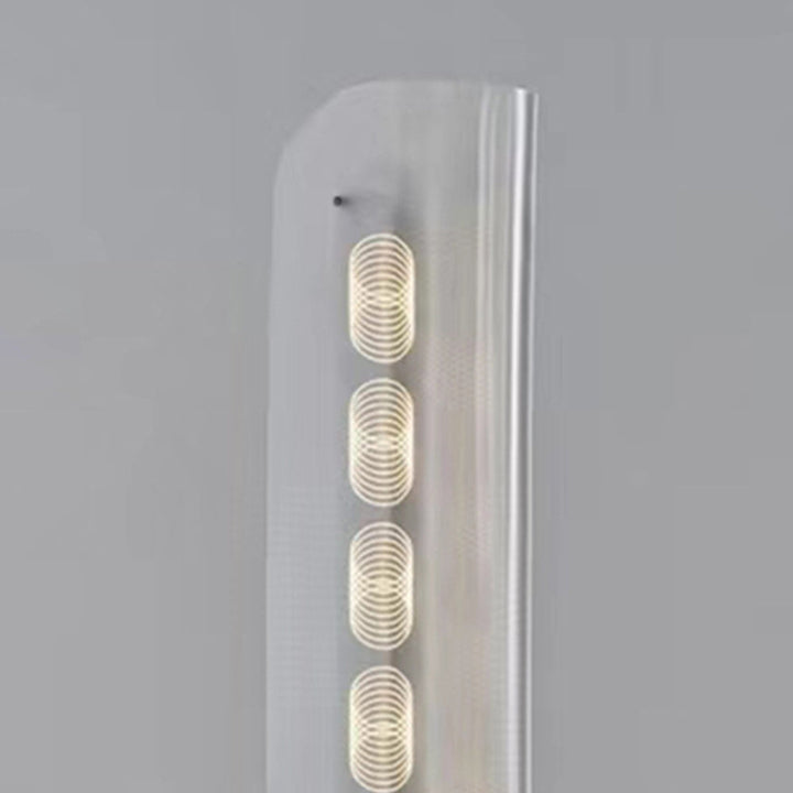 Mira Lampadaire Anneau Minimaliste, Métal/PMMA, Blanc, Salon - Neutralighting