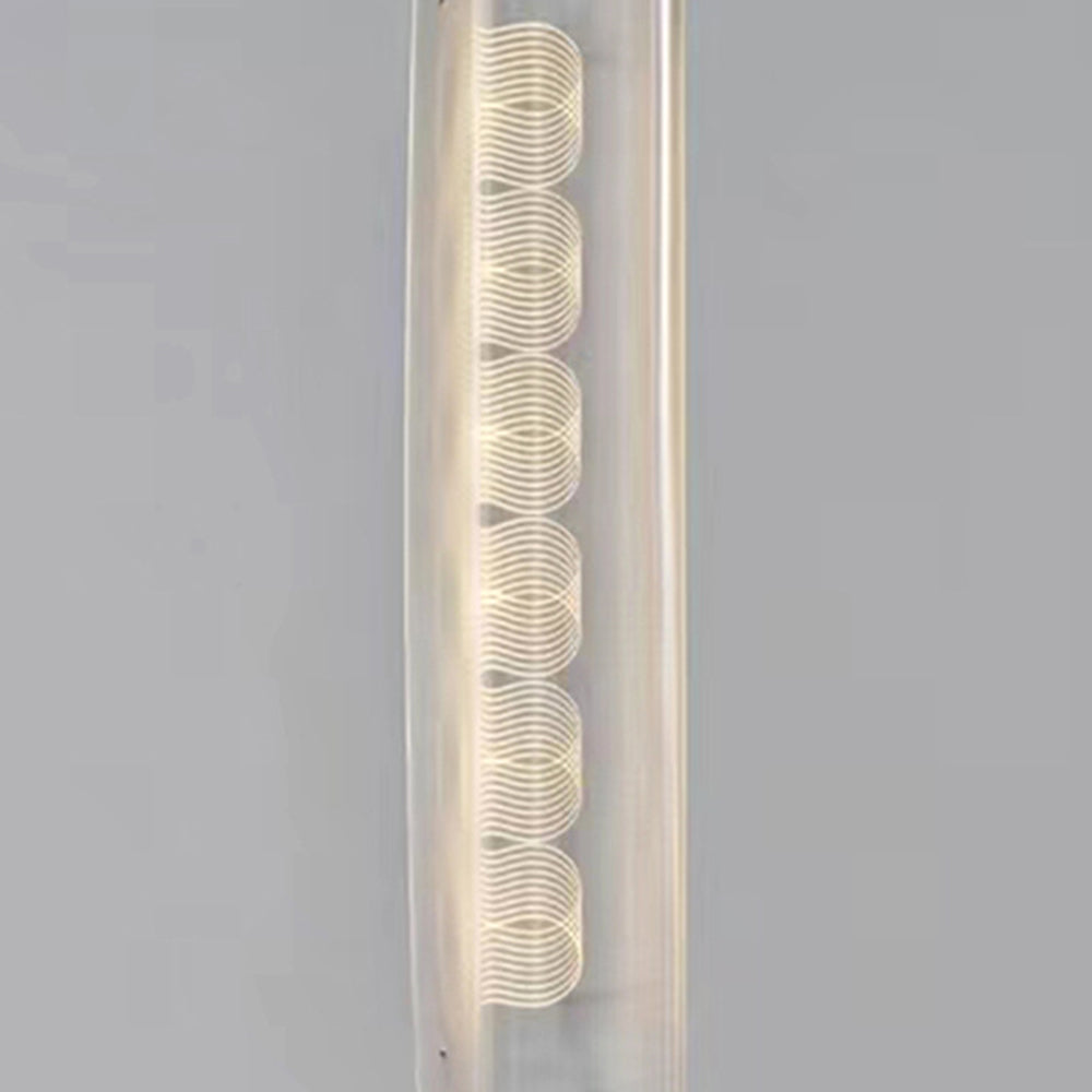 Mira Lampadaire Anneau Minimaliste, Métal/PMMA, Blanc, Salon - Neutralighting