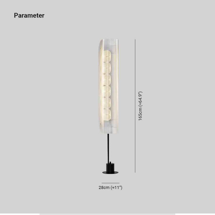 Lampadaire Mira en Métal – Lumière Élégante