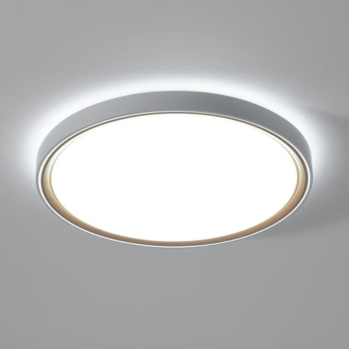 Arisha Plafonnier Carré/Rond Moderne, Métal/Acrylique, Doré, Salon - Neutralighting