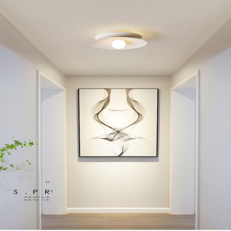 Arisha Moderne LED Plafonnier Blanc Rouge Noir Métal Cuisine Balcon - Neutralighting