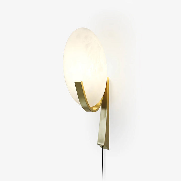 Althea Minimalist Alabaster Wall Lamp - Neutralighting