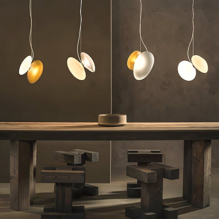 Eclipse Suspension en Verre Givré - Neutralighting