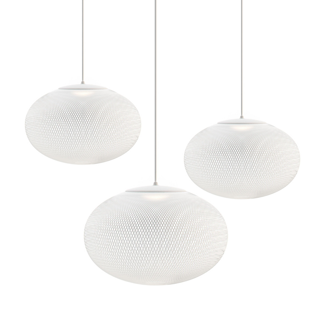 Lustra Suspension Lampe Maille Noire - Neutralighting