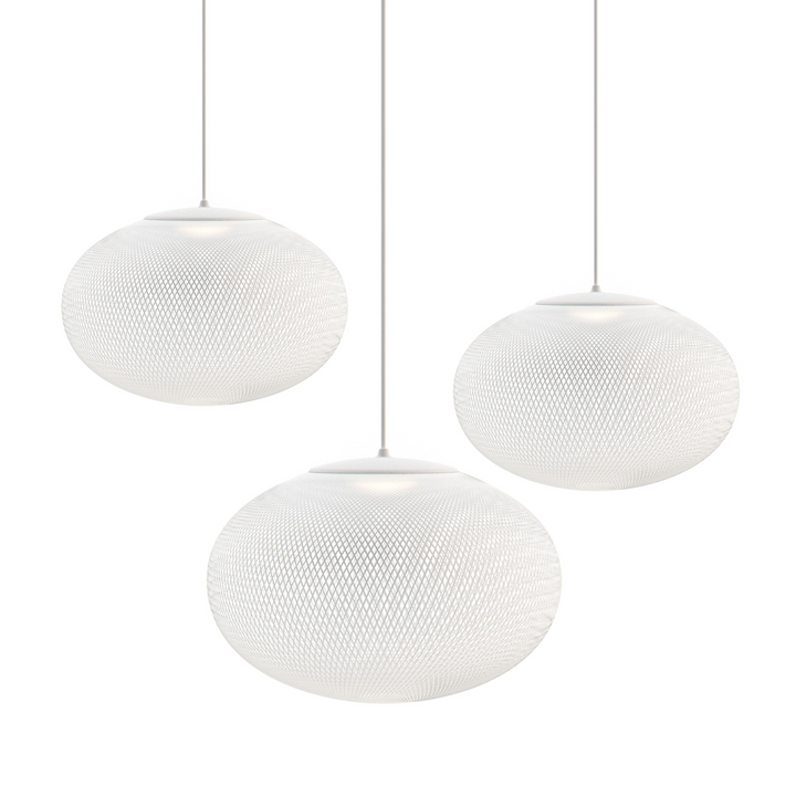 Lustra Suspension Lampe Maille Noire - Neutralighting