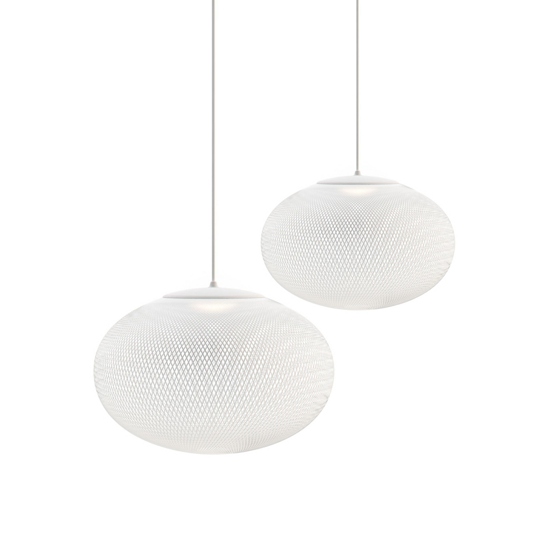 Lustra Suspension Lampe Maille Noire - Neutralighting
