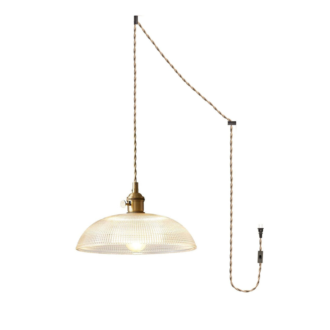 Calyra Lampe Pendante en Laiton et Verre - Neutralighting