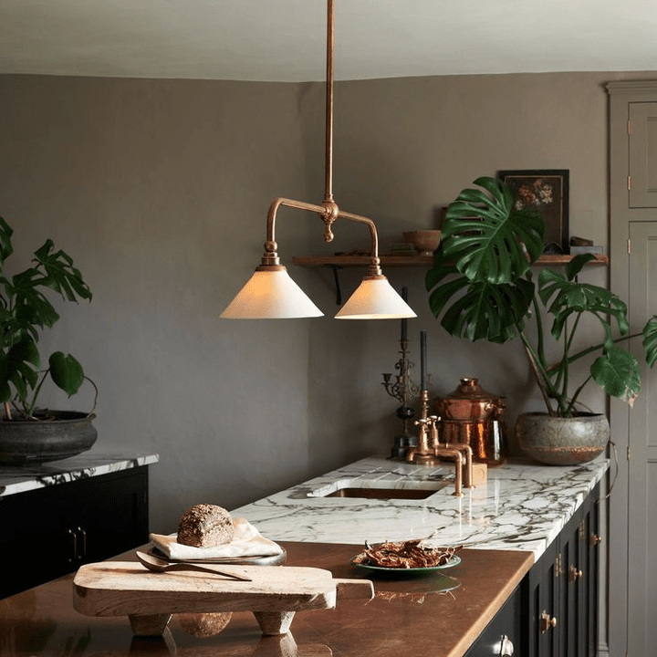 Duet Suspension Classique en Céramique - Neutralighting