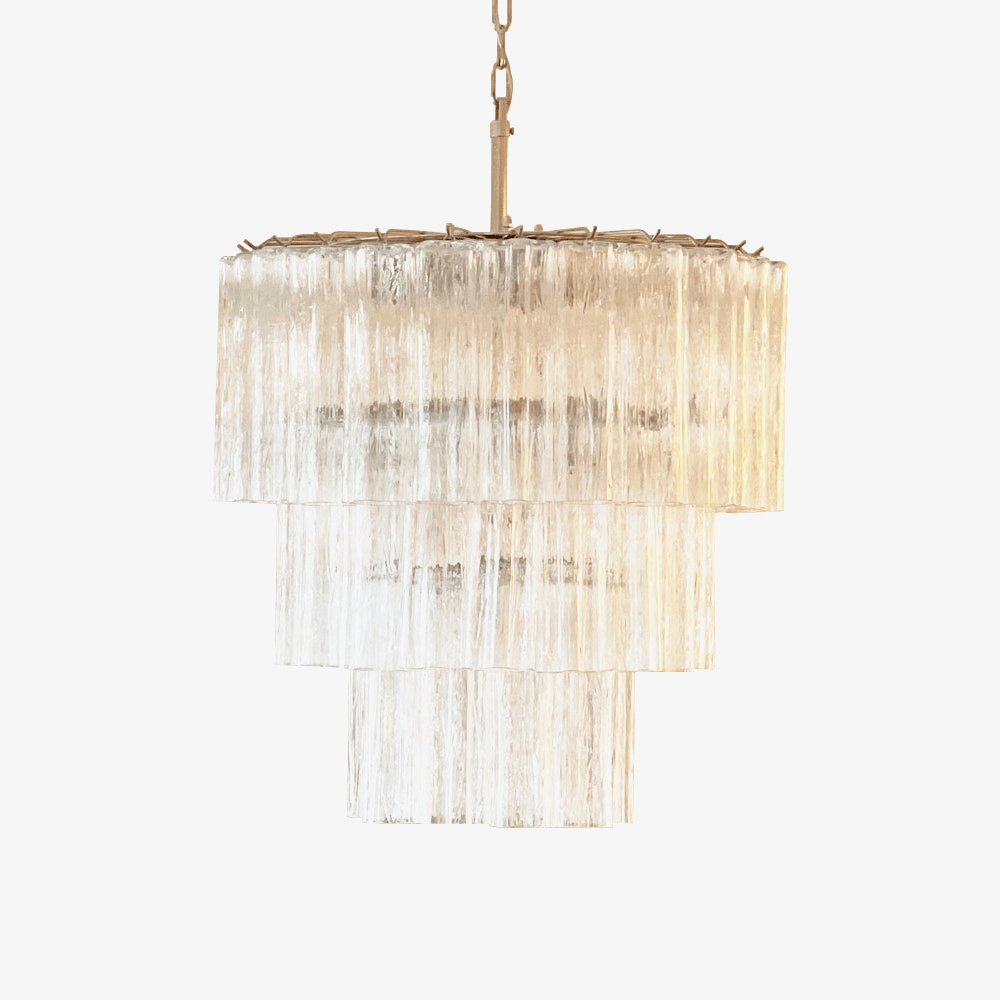 Aurora Chandelier en Verre de Luxe - Neutralighting